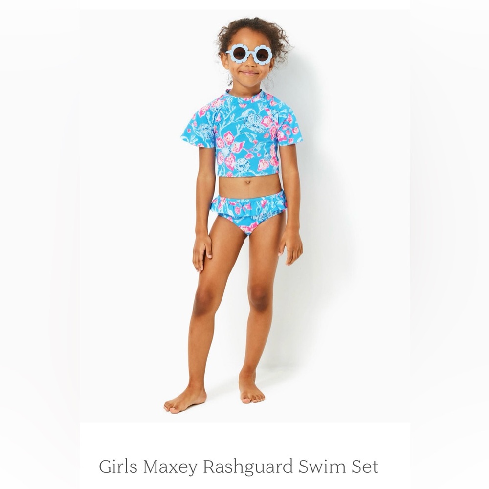Lilly Pulitzer Maxey Rashguard Swim Set